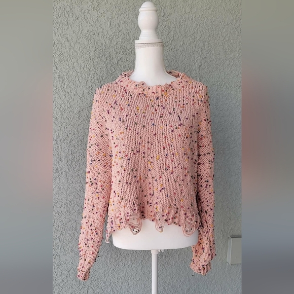Main Strip Sweaters - Main Strip Sweater Distressed